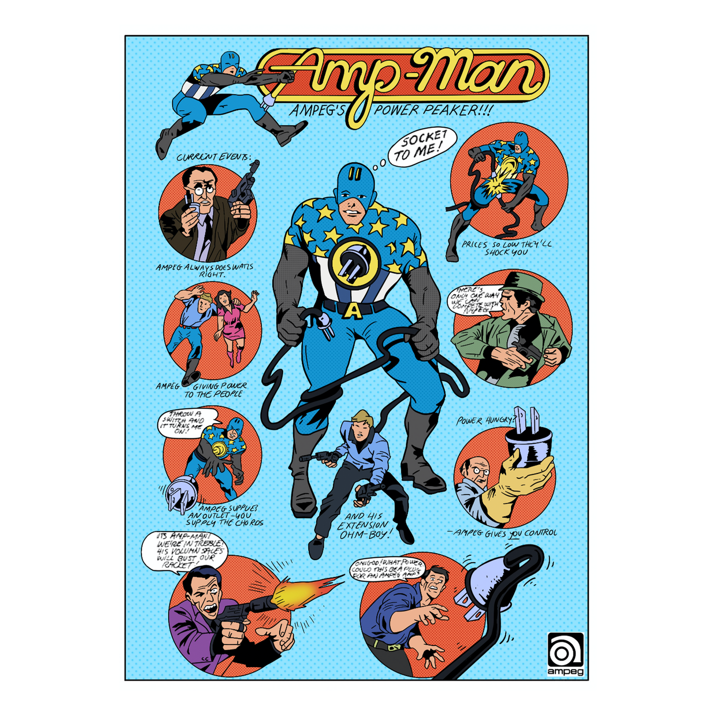 Amp-Man Limited Edition 1/75 Poster